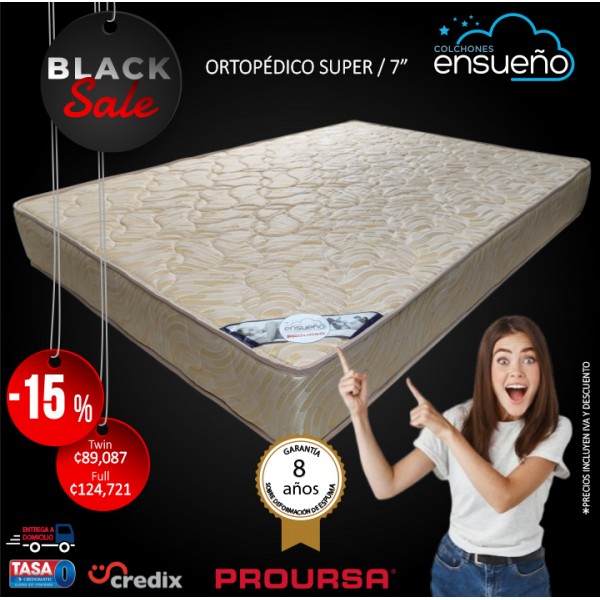 Colchón 7" Ortopédico SUPER